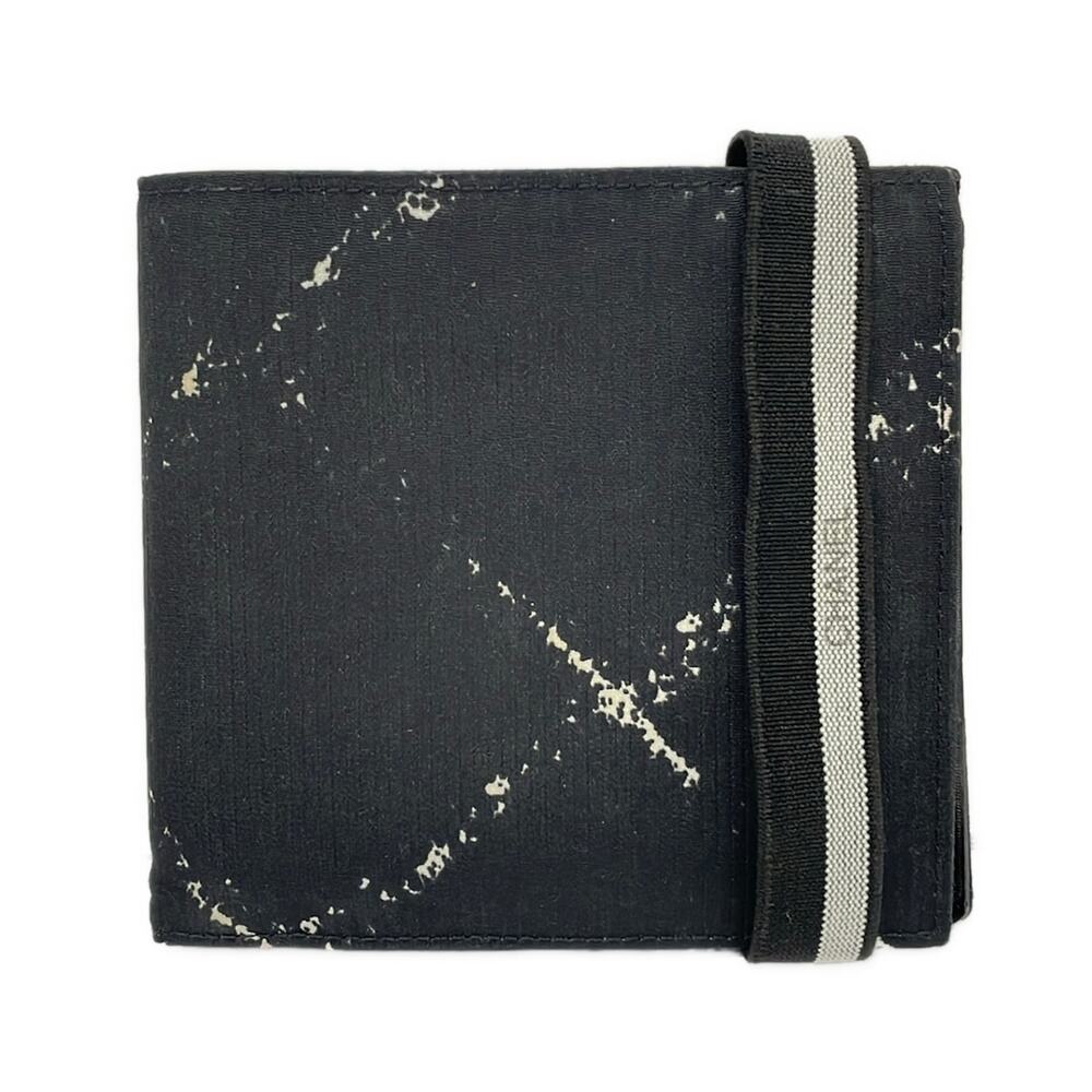Chanel Old Travel Line Bifold Wallet Black White